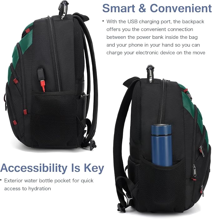 Boavan Laptop Backpack for men, 15.6 inch Laptop Bag - Image 5