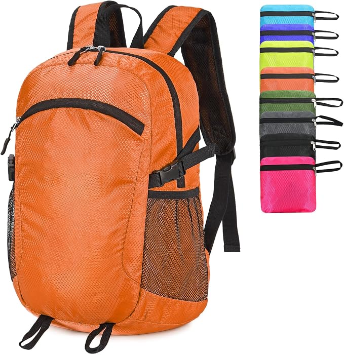 Small Hiking Daypack, 15L Water-Resistant Hiking Backpack Packable Lightweight by SFIUYDS