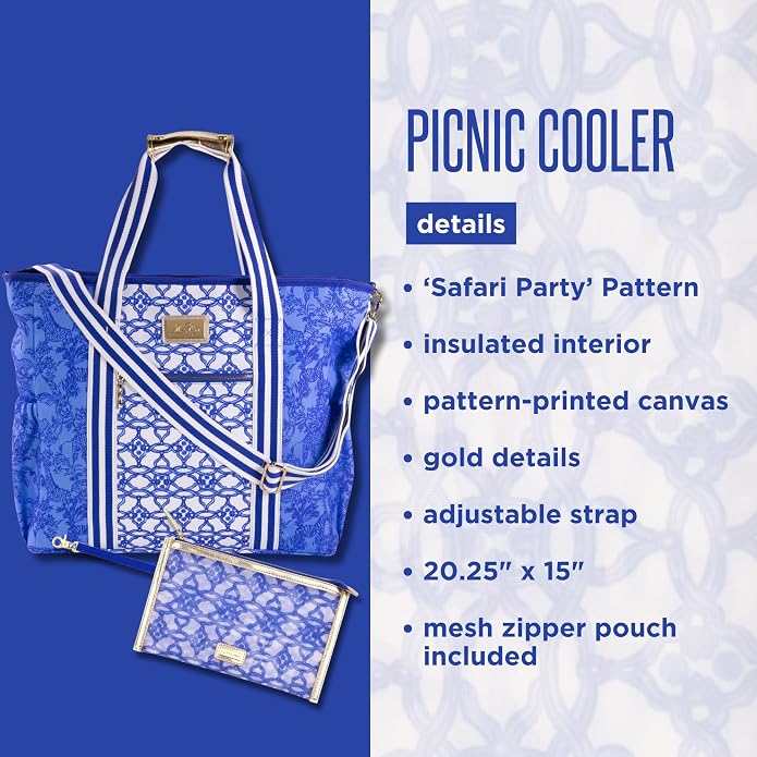 Lilly Pulitzer Picnic & Beach Cooler Bag, Insulated Soft Cooler - Image 4