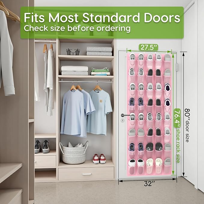 Unjumbly Over the Door Shoe Organizer - Image 4