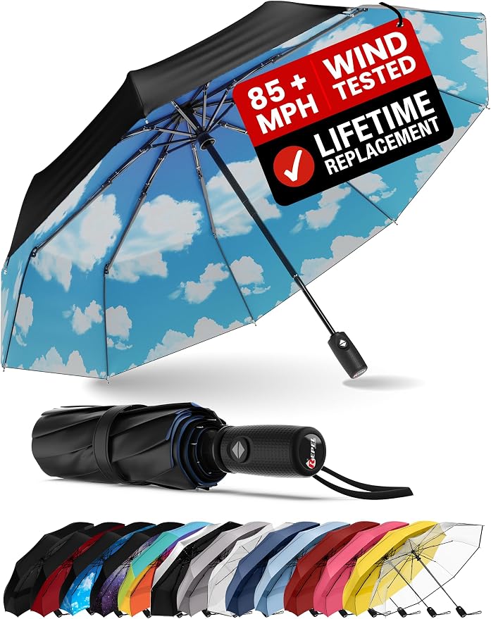 REPEL Windproof Travel Umbrella by RepelUmbrella
