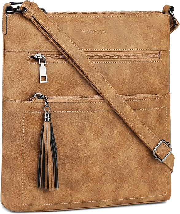 MASINTOR Crossbody Purses for Women, Adjustable Strap Shoulder Bag - Image 8
