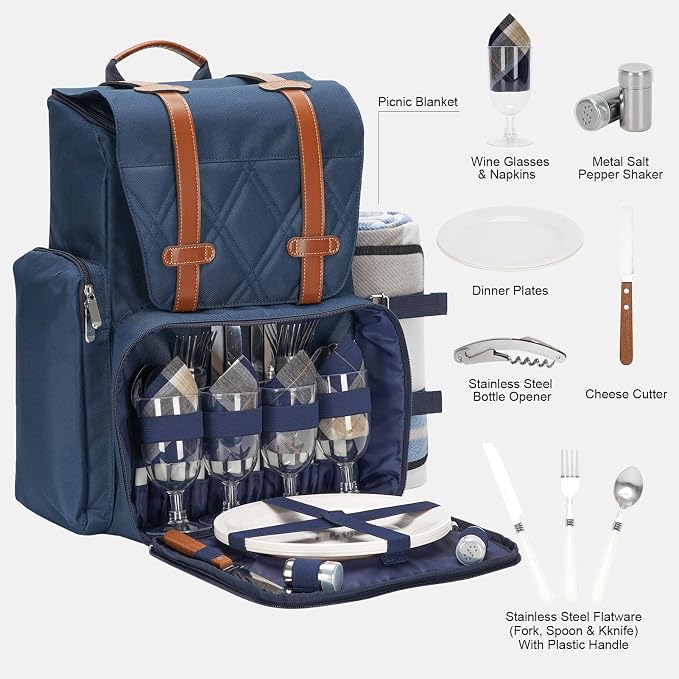 Picnic Backpack for 4 Person - Image 3
