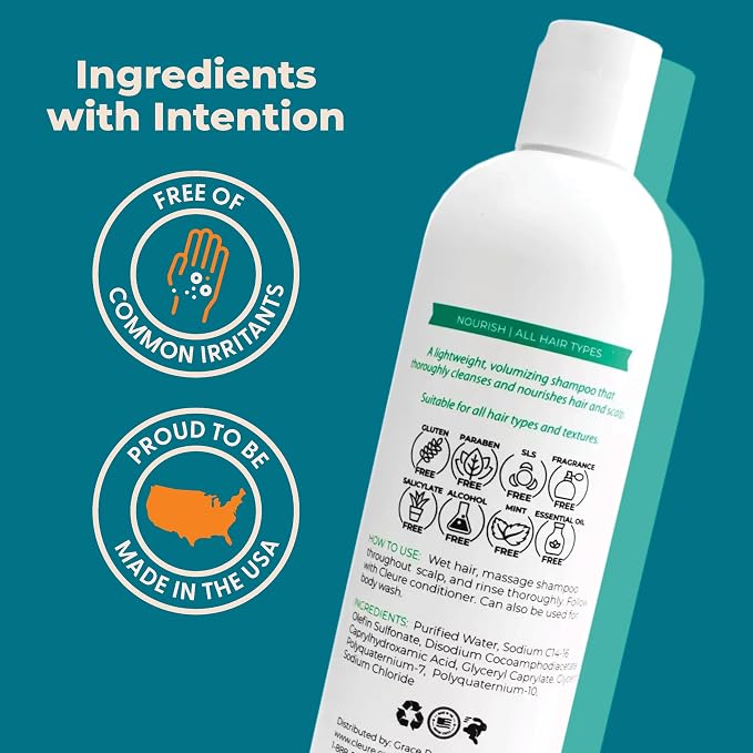 Cleure Hypoallergenic Volumizing Shampoo - Image 3