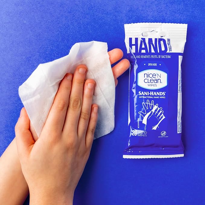 Nice 'N Clean Sensitive Skin Wet Hand Wipes Infused - Image 4