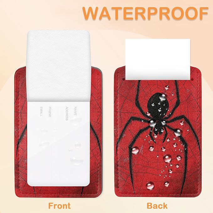 Red Web Spider 3 PCS Luggage Tags - Image 3