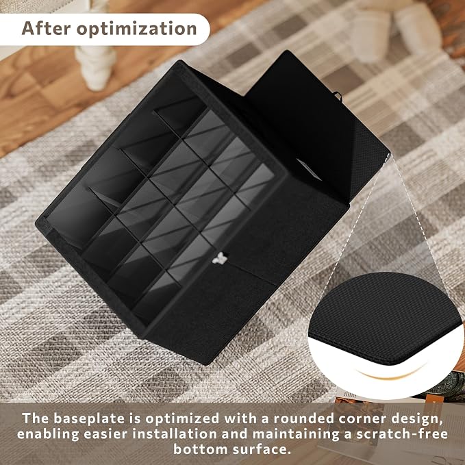 Shoe Organizer for Closet, 2 Pack Sturdy Shoe Storage Bins - Image 4