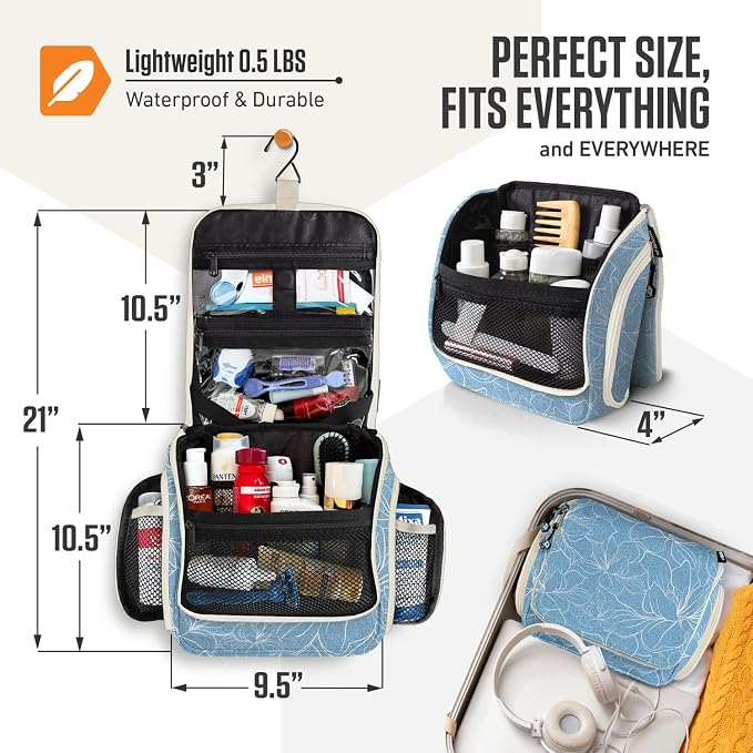 VENTURE 4TH Hanging Travel Toiletry Bag - Image 2