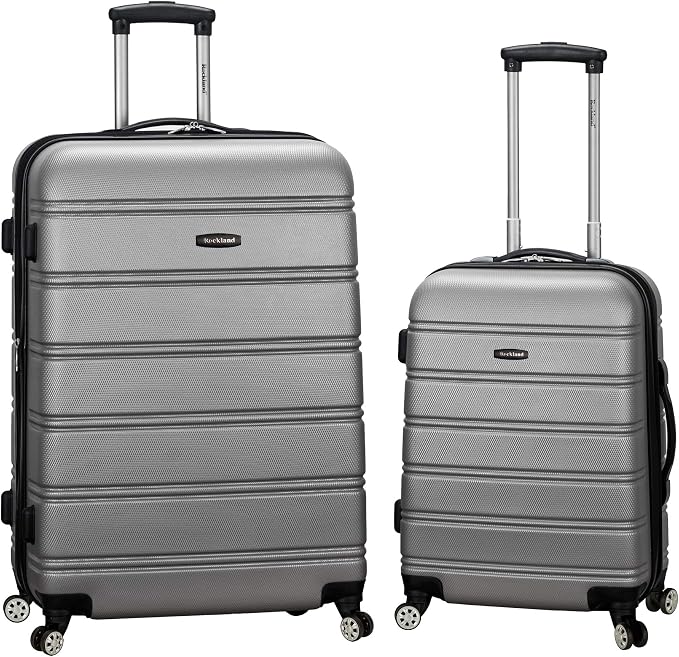 Rockland Melbourne Hardside Expandable Spinner Wheel Luggage, 2 Piece by Rockland