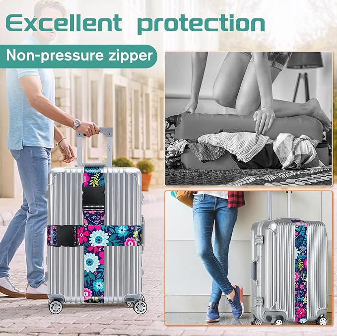 Slohif Luggage Straps for Suitcases Travel Belt Accessories Luggage Connector - Image 5