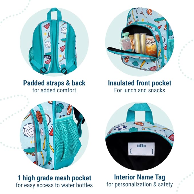 Wildkin 12-inch Kids Backpack – Padded, Adjustable - Image 3