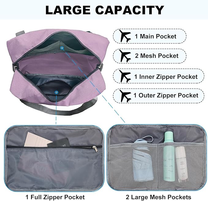 15 Inch Small Carry On Bags for Airplanes Spirit Airlines Personal Item Bag - Image 4