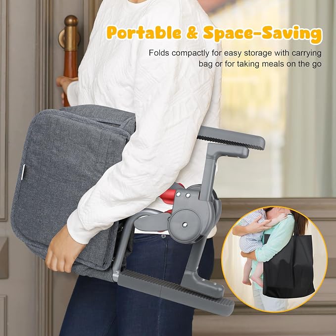 Hook On High Chair: Portable Fast Table Chair - Image 5