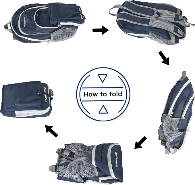 35L Foldable Waterproof Backpack - Image 7