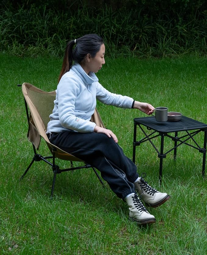 iClimb Ultralight Compact Camping Folding Beach Chair - Image 5