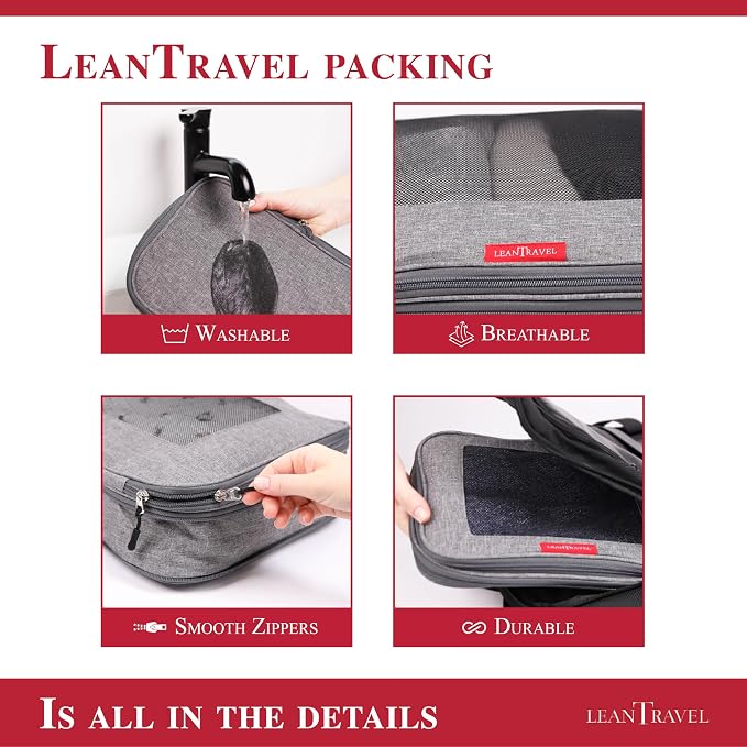 Compression Packing Cubes for Travel Organizers - Image 7