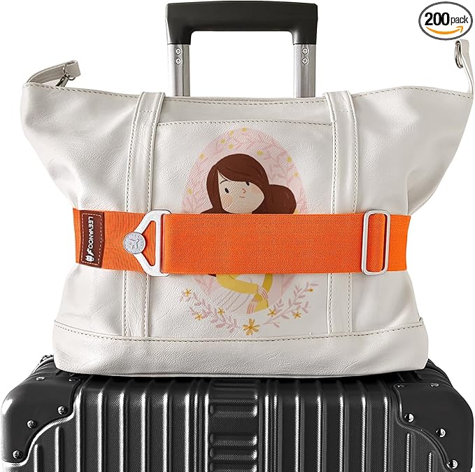 Luggage Straps for Suitcases Add a Bag Luggage Strap, 2-in-1 Travel Belt for by LEEVANOO