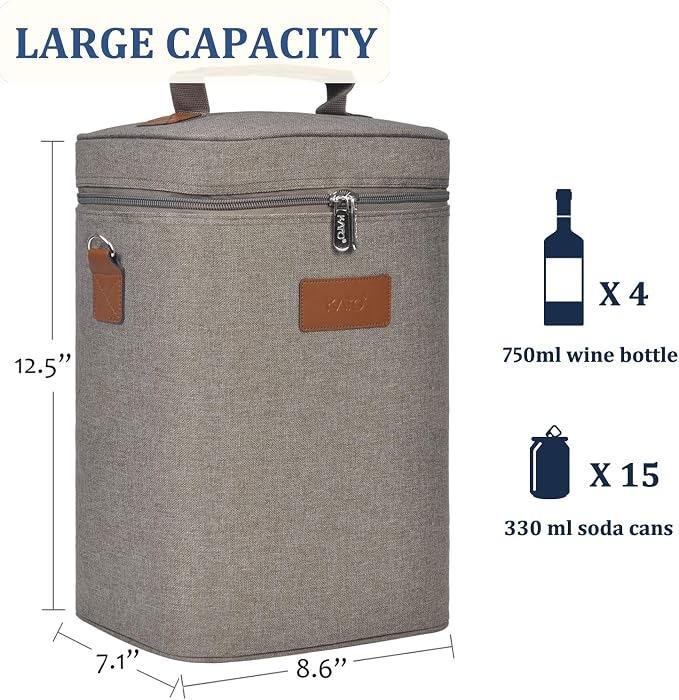 Tirrinia 4 Bottle Wine Gift Carrier - Image 7
