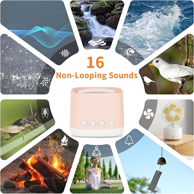 Portable White Noise Machine, Mini Sound Machine - Image 6