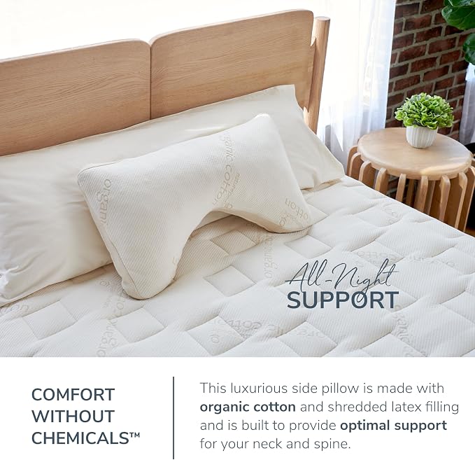 Naturepedic Organic Latex Side Sleeper Pillow - Image 3