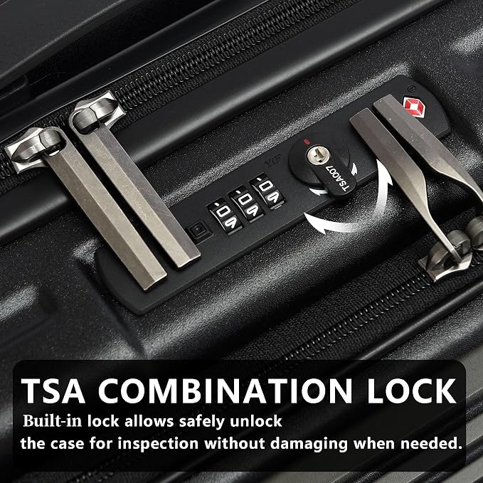 TydeCkare 20 Inch Carry On Luggage - Image 5