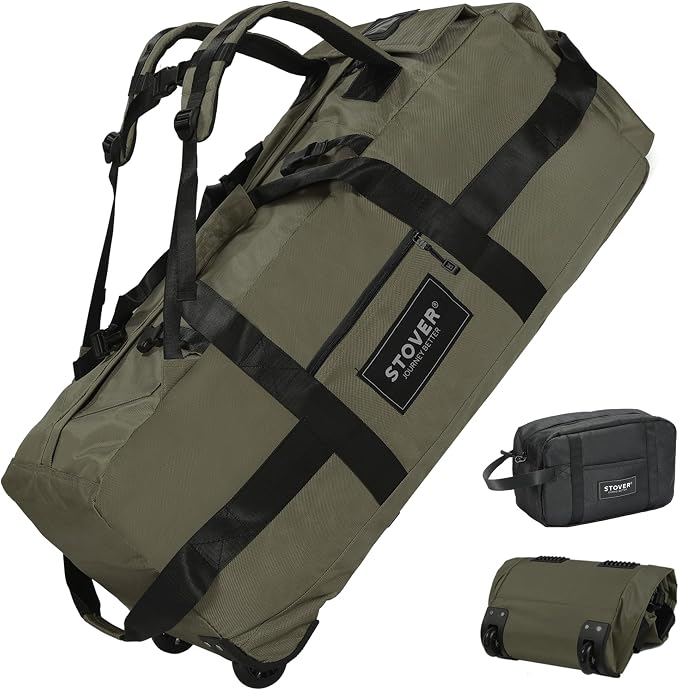STOVER 100L Rolling Duffel Bag by STOVER