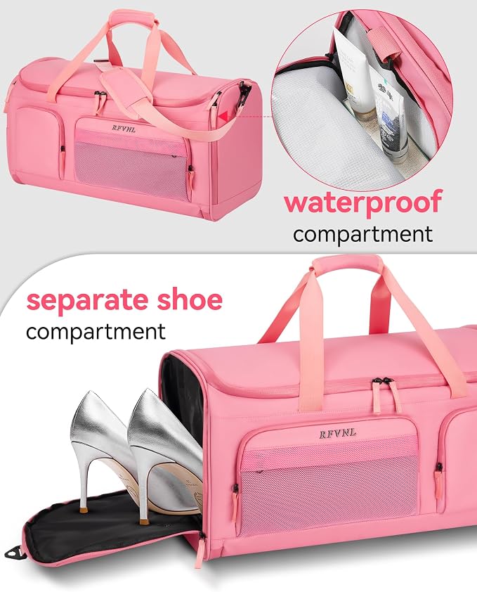 Large 3 In 1 Waterproof Garment Duffle Bags - Image 6