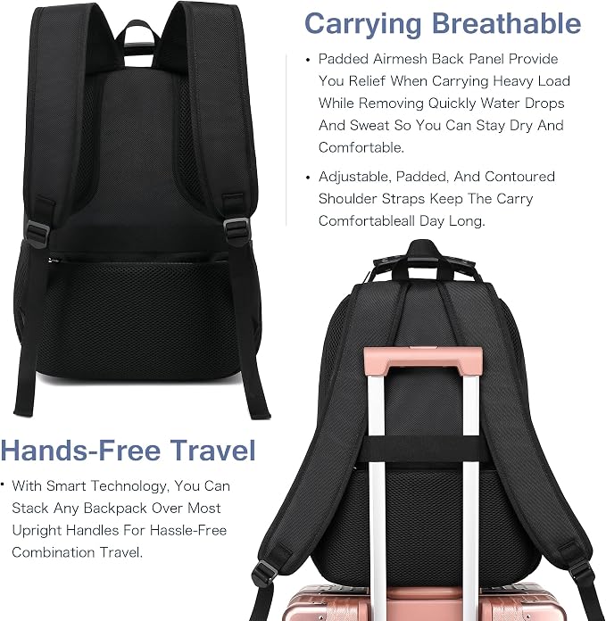 Boavan Laptop Backpack for men, 15.6 inch Laptop Bag - Image 3