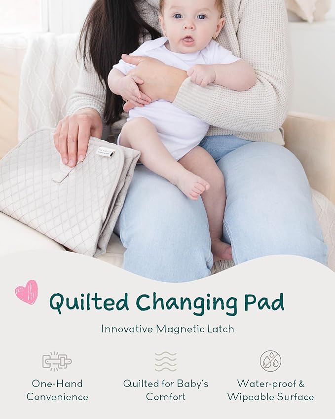 Lily Miles Diaper Changing Pad Portable, Baby Changing Mat - Image 2