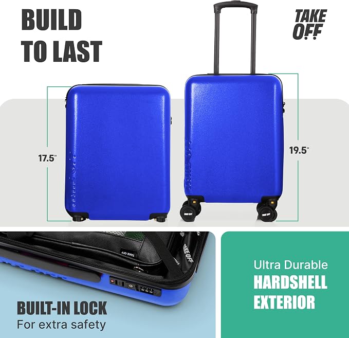 Take OFF Luggage Personal Item 3.0 – 18x14x8 Underseat Carry On - Image 6