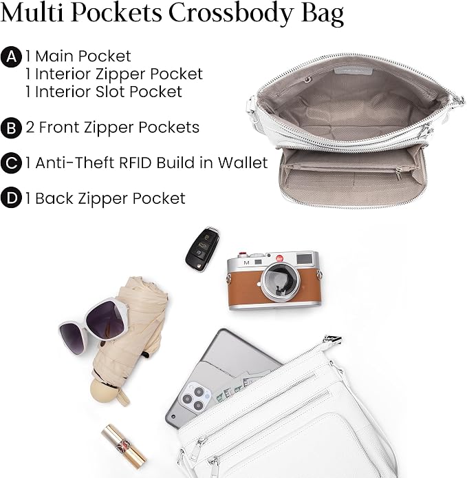 befen Genuine Leather Crossbody Bags - Image 3