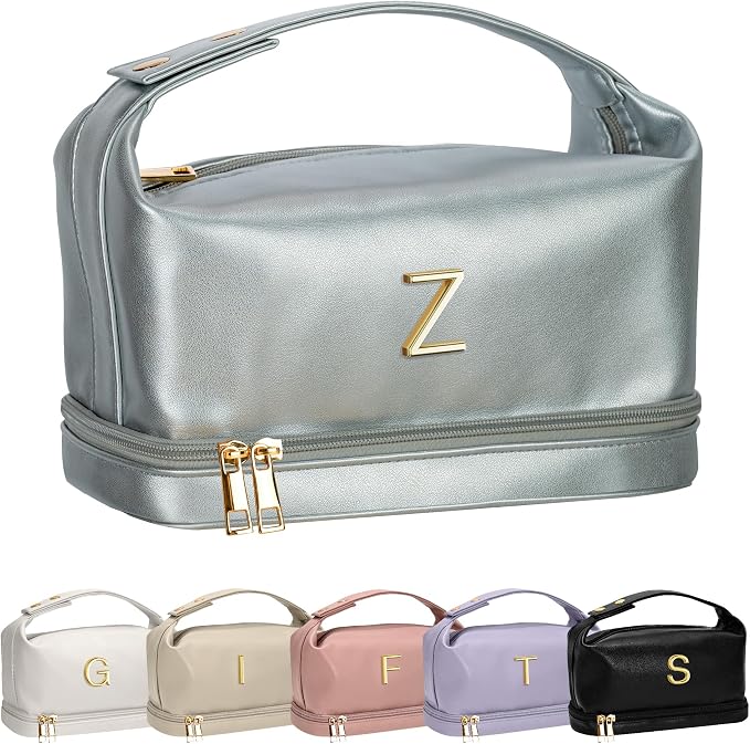 College Girl Gift Ideas, Personalized Makeup Bag by Vogewood
