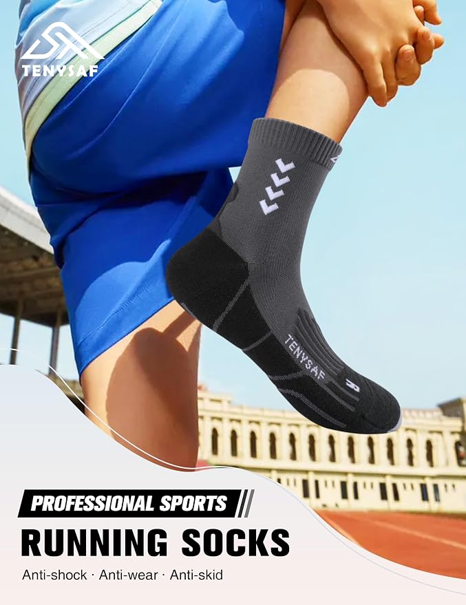 Compression Crew Running Socks: Athletic Socks - Image 2