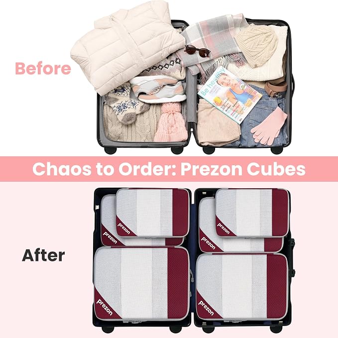 8 Set/6 Set/4 Set Compression Packing Cubes - Image 7