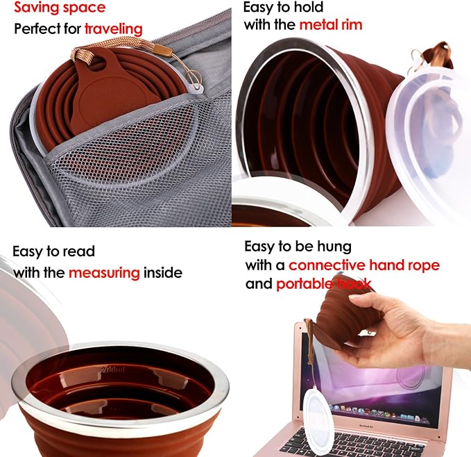 ME.FAN Silicone Collapsible Travel Cup - Image 6