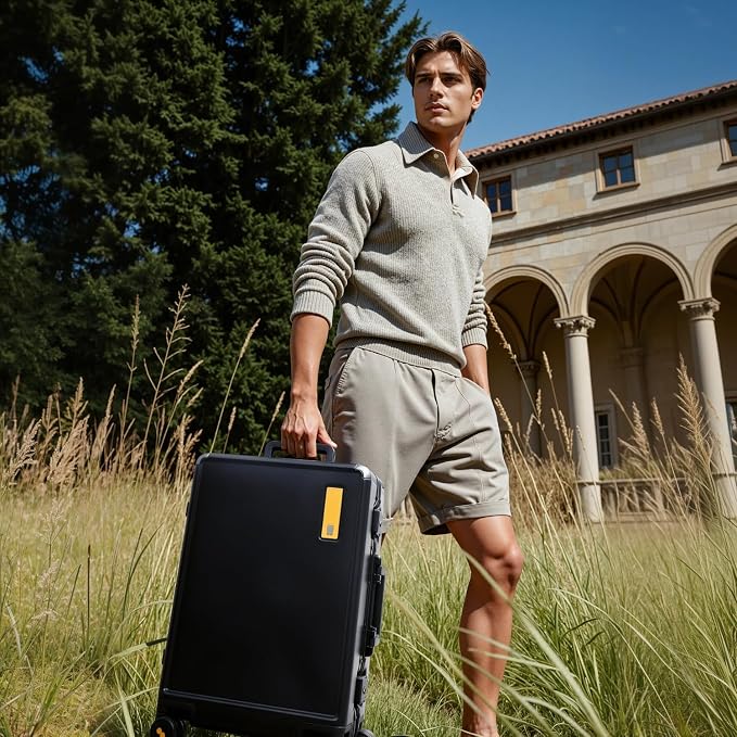 LEVEL8 Zipperless Carry On Suitcase Airline Approved - Image 2