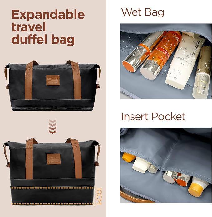 SHOWKOO Luggage Sets 3 Piece Hardside Expandable Suitcase - Image 7