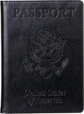 TIGARI Passport Holder for Travel Women Men, PU Leather Passport Wallet Cover by TIGARI