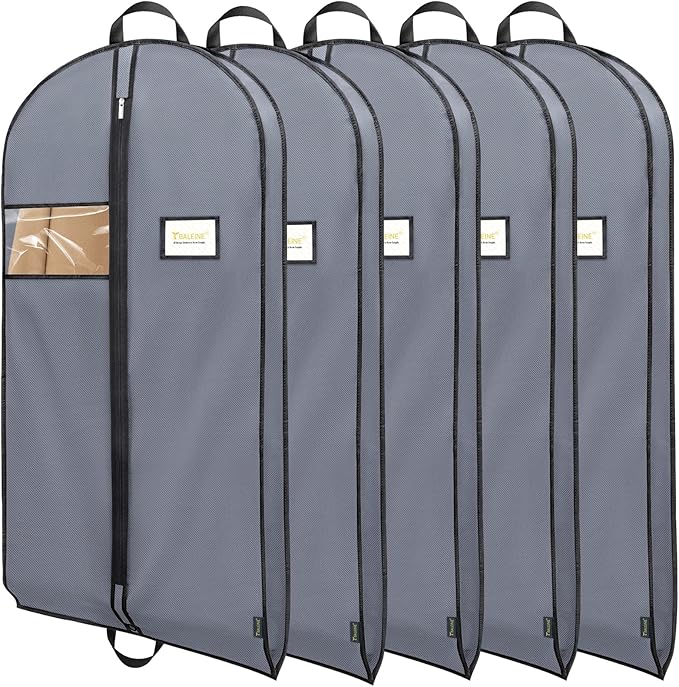 BALEINE 5PK Heavy Duty Garment Bag by BALEINE