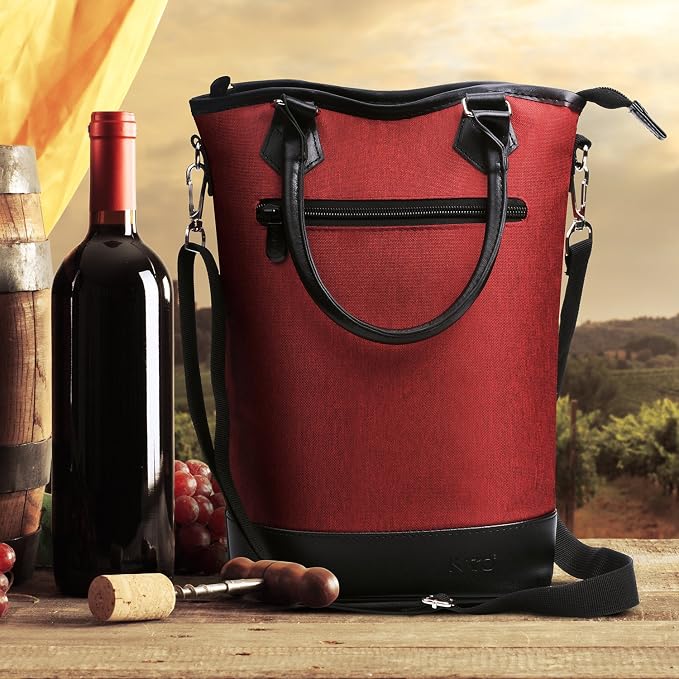 Tirrinia Insulated Wine Gift carrier Tote - Image 6