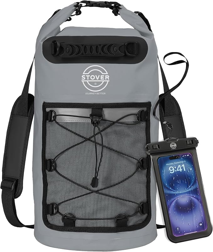 STOVER 5/10/25/30/40/55L Waterproof Backpack- Floating Dry Bag by STOVER