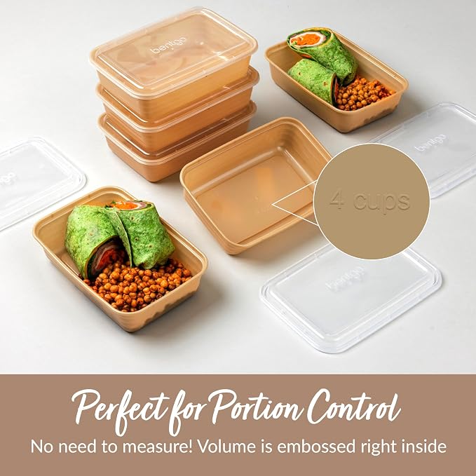 Bentgo 20-Piece Lightweight, Reusable BPA-Free 1-Compartment Containers - Image 6