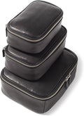 Leatherology Black Onyx Nested Travel Organizer Trio by Leatherology