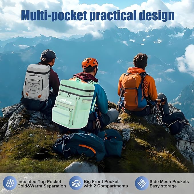 Backpack Cooler Insulated Leak Proof - Image 3