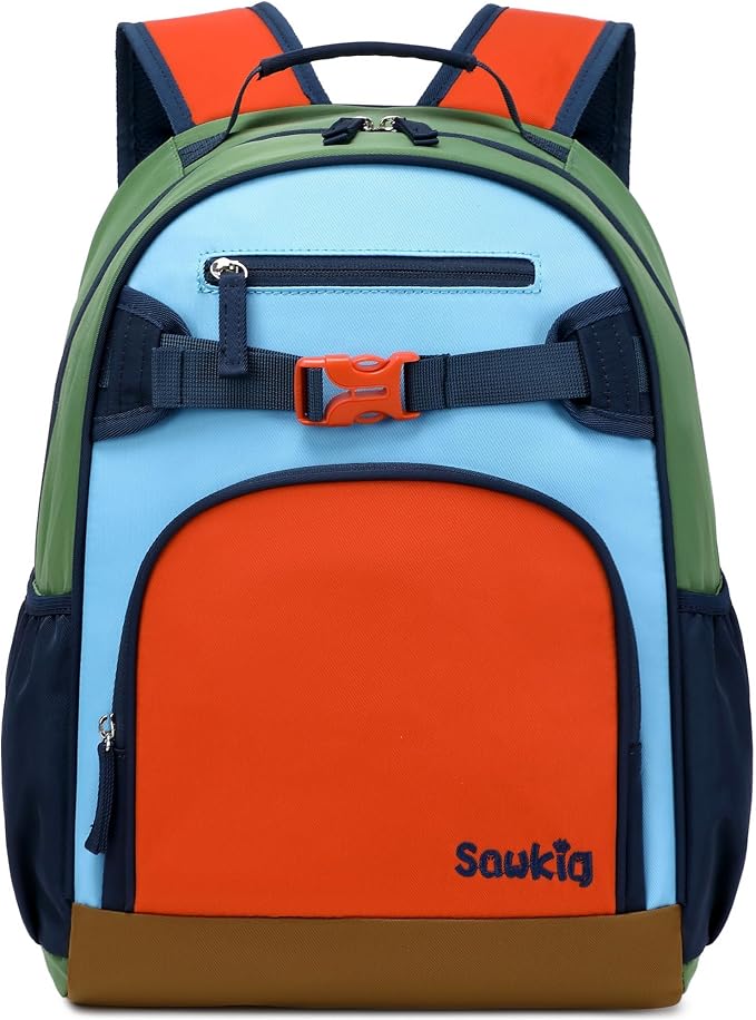 Lightweight Kids Backpack for School Kindergarten Elementary Backpacks for Boys by SawkigKidsBackpack