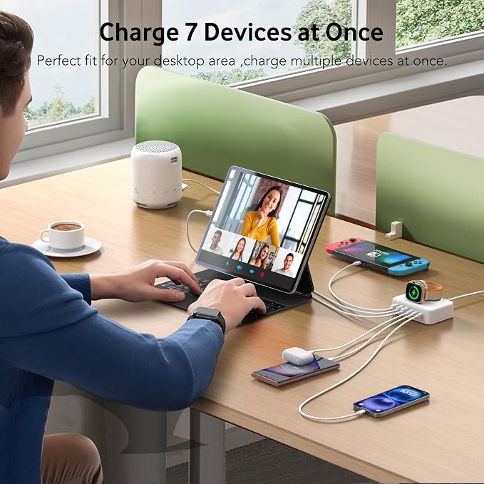 125W USB C Fast Charger Charging Station Block - Image 3