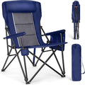 ALPHA CAMP Oversized Folding Camping Chairs High Backrest Heavy Duty Lawn Chairs by ALPHACAMP