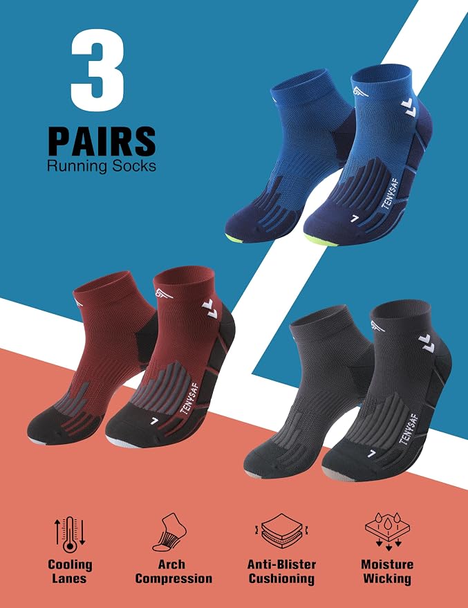 Compression Sport Running Socks: Athletic Socks - Image 4