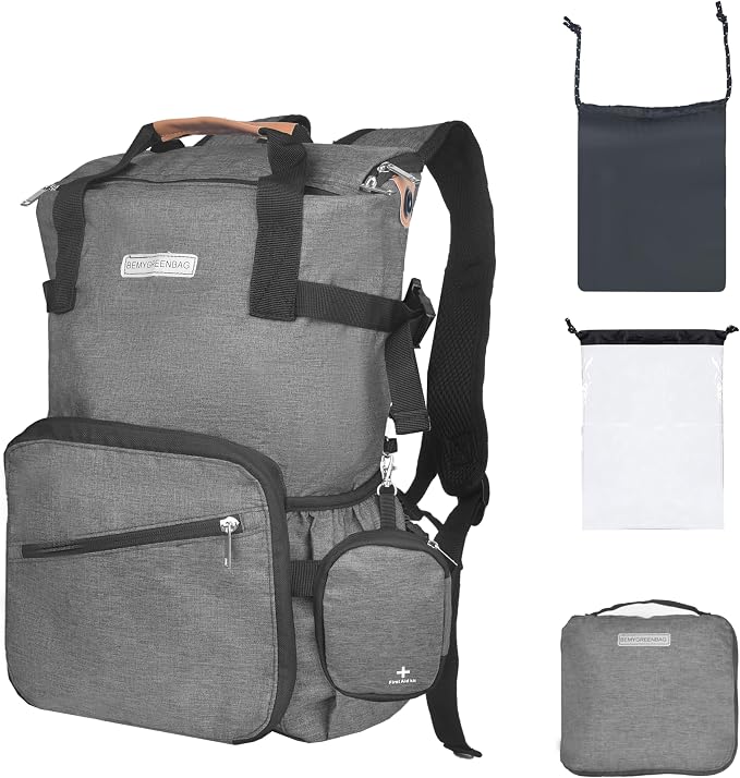 35L Foldable Waterproof Backpack by BEMYGREENBAG