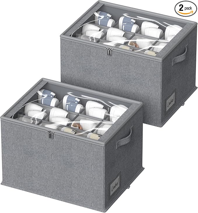 2 Pack Shoe Organizer for Closet by CYhom